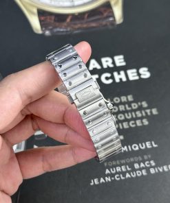 Cartier Santos De Cartier WSSA0061 Green Dial Best Replica Women 35mm (2)