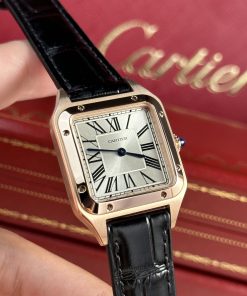 Cartier Santos Dumont Small Rose Gold Best Replica F1 Factory (2)