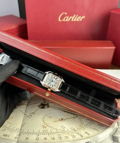 Cartier Santos Dumont Small Size Demi Best Replica F1 Factory 38x27 (6)