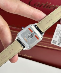 Cartier Santos Dumont Small Size Demi Best Replica F1 Factory 38x27 (6)