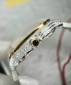 Cartier Santos Full Diamonds Replica Watches Best Quality (2)