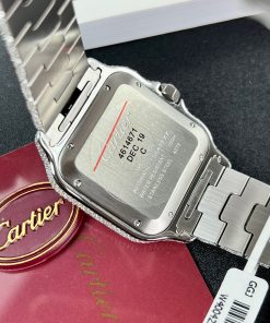 Cartier Santos Iced Out Moissanite Diamonds Best Replica 39 (12)