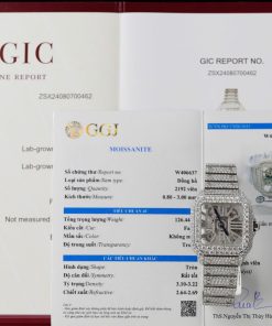 Cartier Santos Large Skeleton WHSA0015 Replica Watch Custom Full Moissanite Diamonds 39 (2)