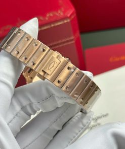 Cartier Santos Replica 11 Watch Womens Dial White BV Factory 35 (11)