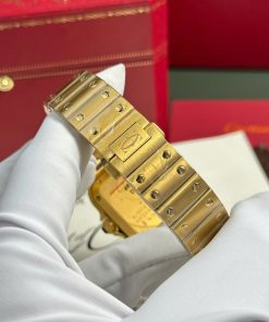 Cartier Santos Replica 11 Watches Womens Dial White BV Factory 35 (2)