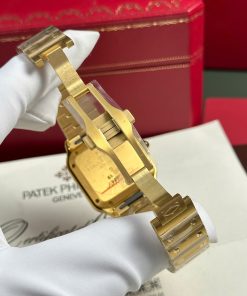 Cartier Santos Replica 11 Watches Womens Dial White BV Factory 35 (2)