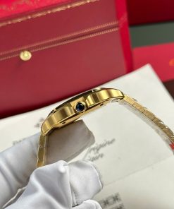 Cartier Santos Replica 11 Watches Womens Dial White BV Factory 35 (2)