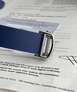 Cartier Santos Replica Watches Blue Rubber Strap BV Factory (9)