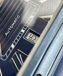 Cartier Santos Replica Watches Blue Rubber Strap BV Factory (9)