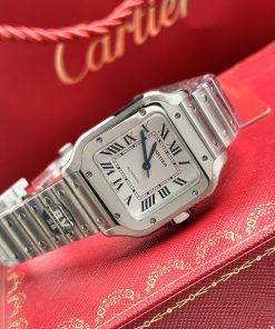 Cartier Santos WSSA0010 Best Replica Watches White Dial BV Factory 35mm (6)