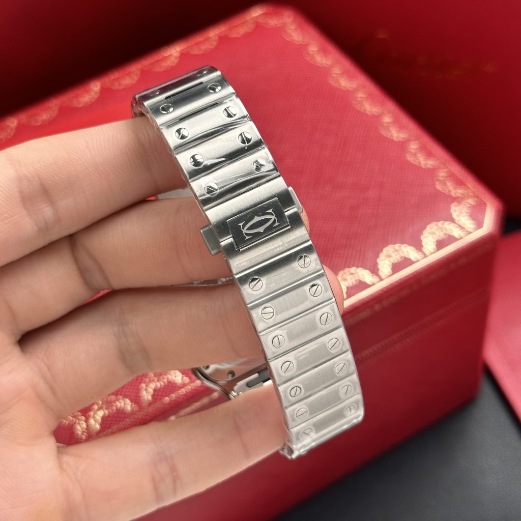 Cartier Santos WSSA0010 Best Replica Watches White Dial BV Factory 35mm (6)