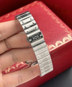 Cartier Santos WSSA0010 Best Replica Watches White Dial BV Factory 35mm (6)