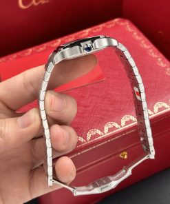Cartier Santos WSSA0010 Best Replica Watches White Dial BV Factory 35mm (6)