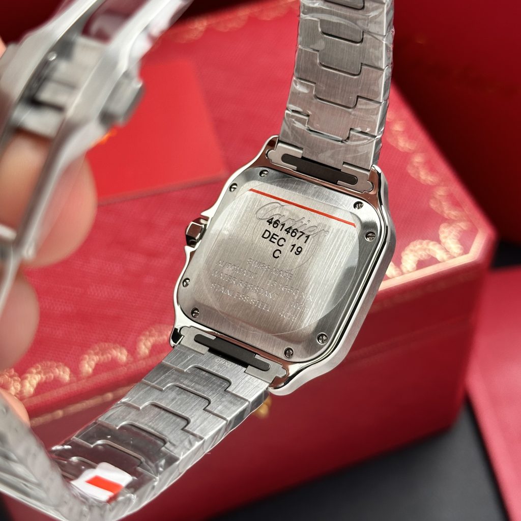 Cartier Santos WSSA0010 Best Replica Watches White Dial BV Factory 35mm (6)