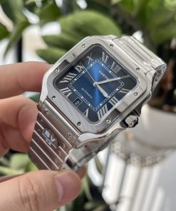 Cartier Santos WSSA0013 Replica Watches Best Quality Blue BVF (9)