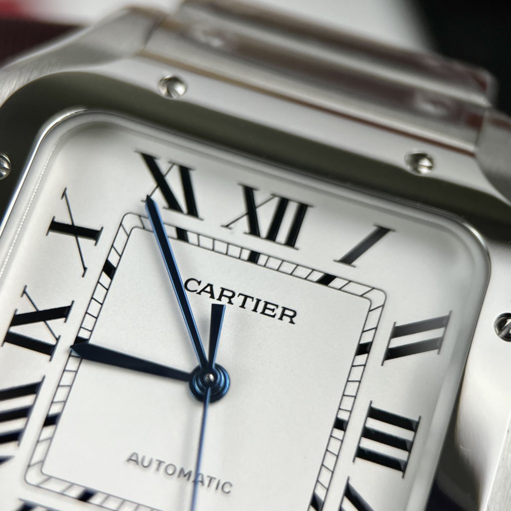 Cartier Santos WSSA0018 Replica Watches White Dial BV Factory (3)