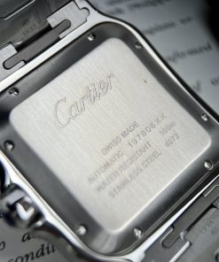 Cartier Santos WSSA0018 Replica Watches White Dial BV Factory (3)