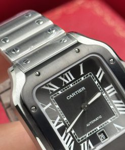 Cartier Santos WSSA0037 Replica Watches Gray Dial BV Factory 39 (1)