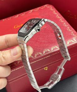 Cartier Santos WSSA0037 Replica Watches Gray Dial BV Factory 39 (1)