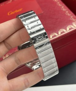 Cartier Santos WSSA0037 Replica Watches Gray Dial BV Factory 39 (1)