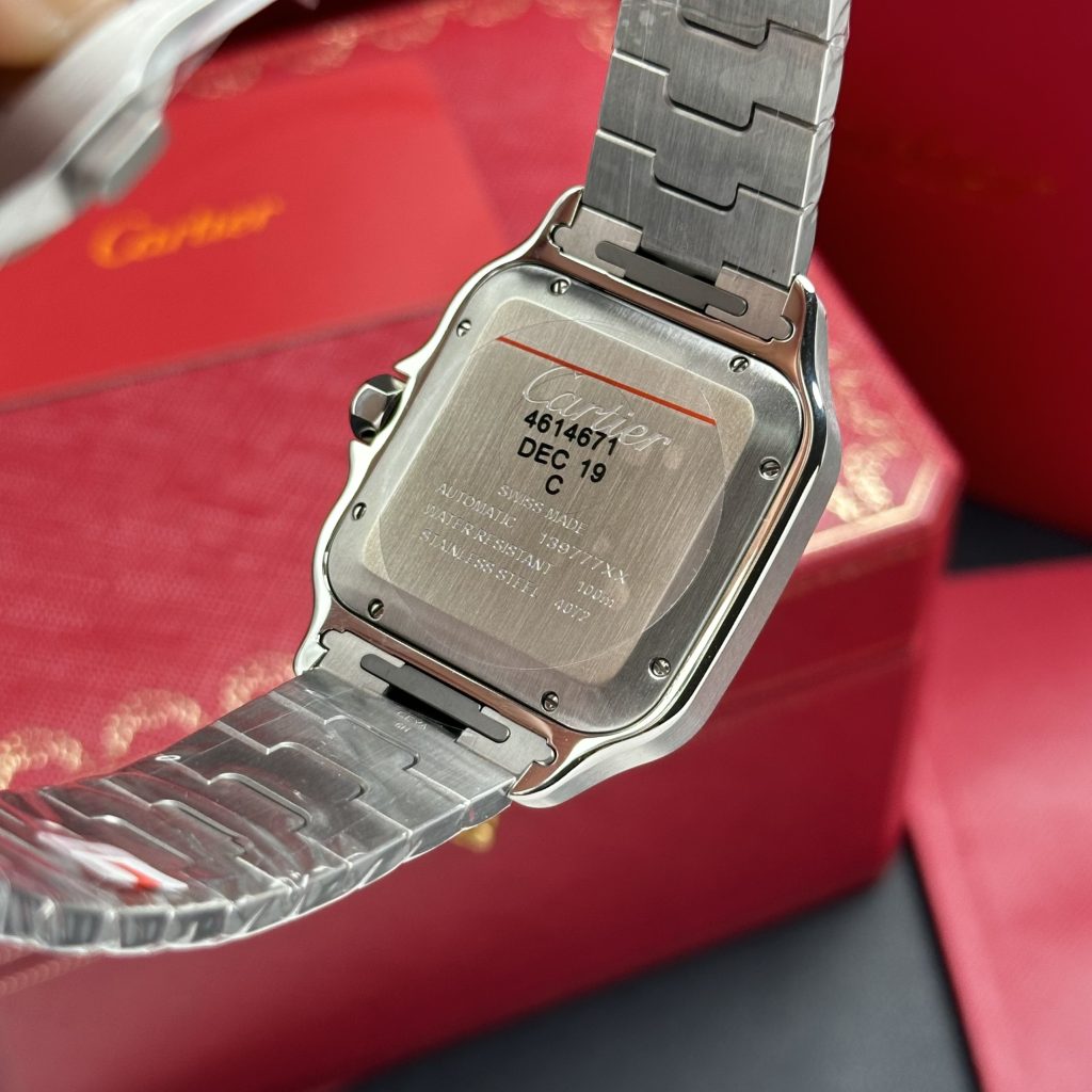 Cartier Santos WSSA0037 Replica Watches Gray Dial BV Factory 39 (1)