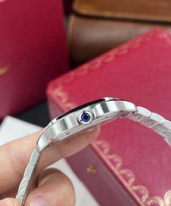 Cartier Santos WSSA0062 Replica Watches Best Quality Green Dial BV Factory (7)