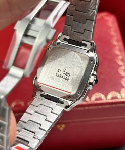 Cartier Santos WSSA0063 Blue Dial Replica Watches 35mm (1)