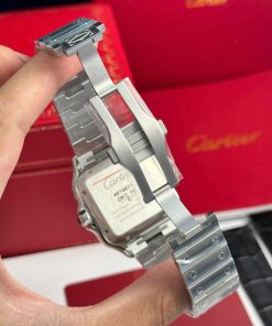 Cartier Santos WSSA0064 Brown Dial Best Replica Watch BV Factory 39 (1)