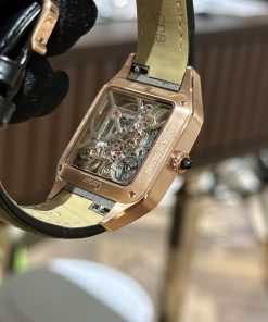 Cartier Santos de Cartier Replica Watches Rose Gold (2)