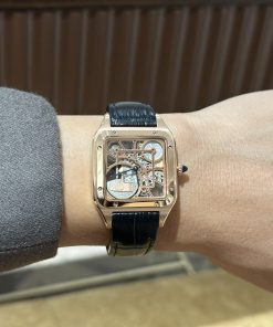 Cartier Santos de Cartier Replica Watches Rose Gold (2)