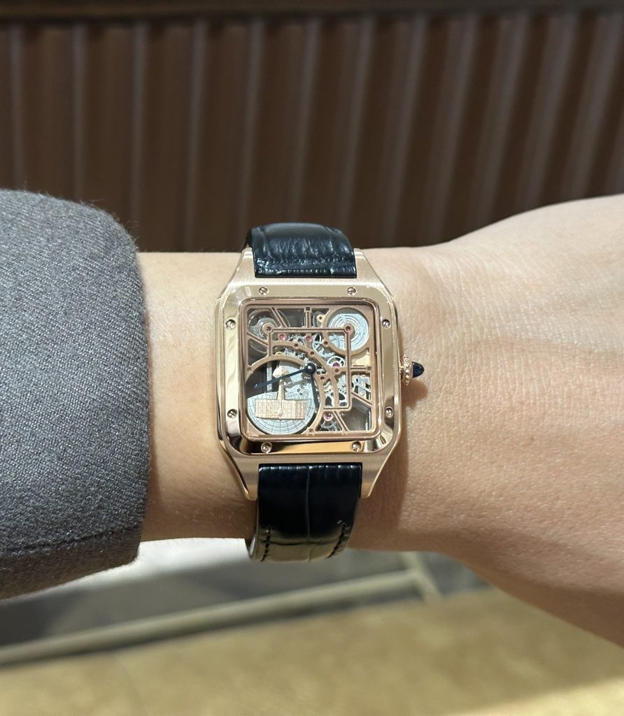 Cartier Santos de Cartier Replica Watches Rose Gold (2)
