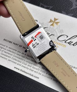 Cartier Tank Solo Replica Watches AF Factory Black Leather Strap (1)