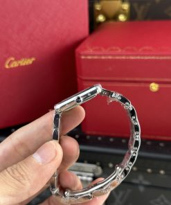 Cartier Tank Solo Replica Watches Roman Numeral Pile Dial AF Factory 22.5×33 (1)