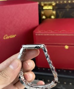 Cartier Tank Solo Replica Watches Roman Numeral Pile Dial AF Factory 22.5×33 (1)