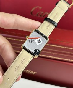 Cartier Tank Solo Yellow Gold Best Replica Watch Quartz Movement (1)