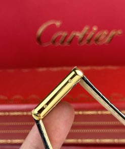 Cartier Tank Solo Yellow Gold Best Replica Watch Quartz Movement (1)
