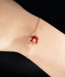 Cartier Women Bracelet Necklace Set Custom Natural Diamond Rose Gold 18k (2)