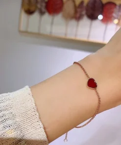 Chopard Happy Heart Womens Bracelet Custom 18K Rose Gold (2)