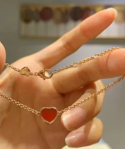 Chopard Happy Heart Womens Bracelet Custom 18K Rose Gold (2)