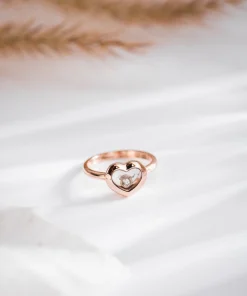 Chopard Happy Hearts Rings Custom Diamond 18K Rose Gold (2)