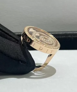 Chopard Happy Spirit Rings Custom 18K Rose Gold Diamond (2)
