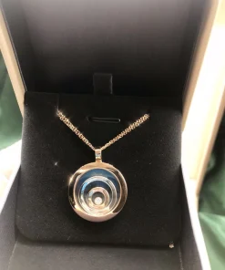 Chopard Large Spirit Heart Diamond 18K Gold Custom Necklace (2)