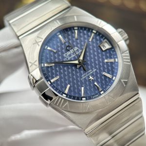Omega Constellation Co-Axial Replica 1 1 Blue Dial VS Factory 38mm (1)