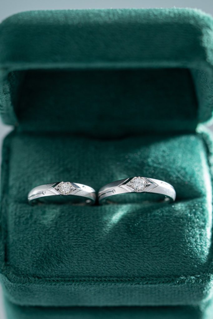 Couple Rings Custom Natural Diamonds White Gold 18k (2)
