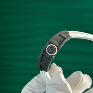 Richard Mille RM055 Carbon NTPT Super Clone Watches Blue Dial ZF Factory 49.9×42 (1)