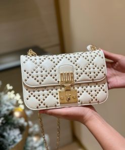 Dior Addict Lucky Replica Bags White Womens 21x13x3cm (2)