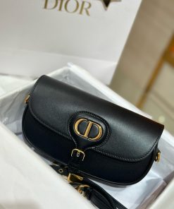 Dior Boby Womens Replica Bags Cowhide Black 21x12x5cm (2)