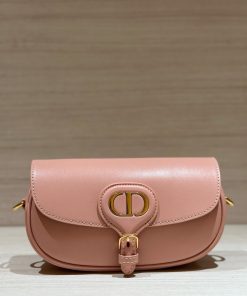 Dior Boby Womens Replica Bags Cowhide Pink 21x12x5cm (2)