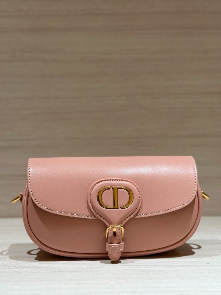 Dior Boby Womens Replica Bags Cowhide Pink 21x12x5cm (2)