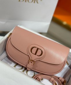 Dior Boby Womens Replica Bags Cowhide Pink 21x12x5cm (2)